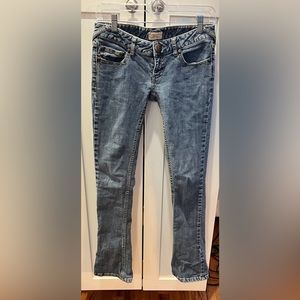 Free People low rise jeans, bootcut.